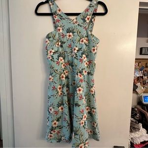 Hollister tropical print dress